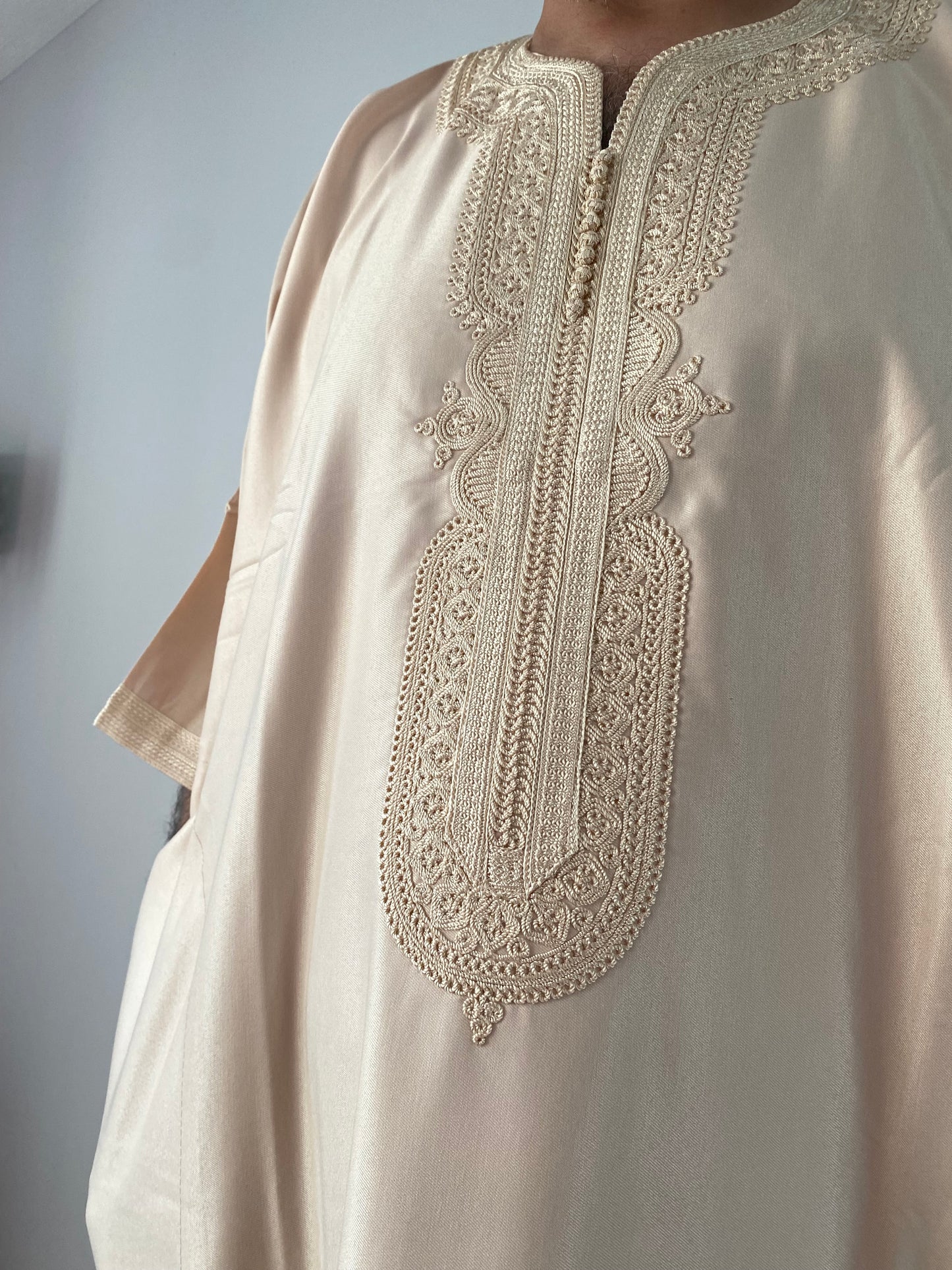Soft Beige | Luxury Gandoura