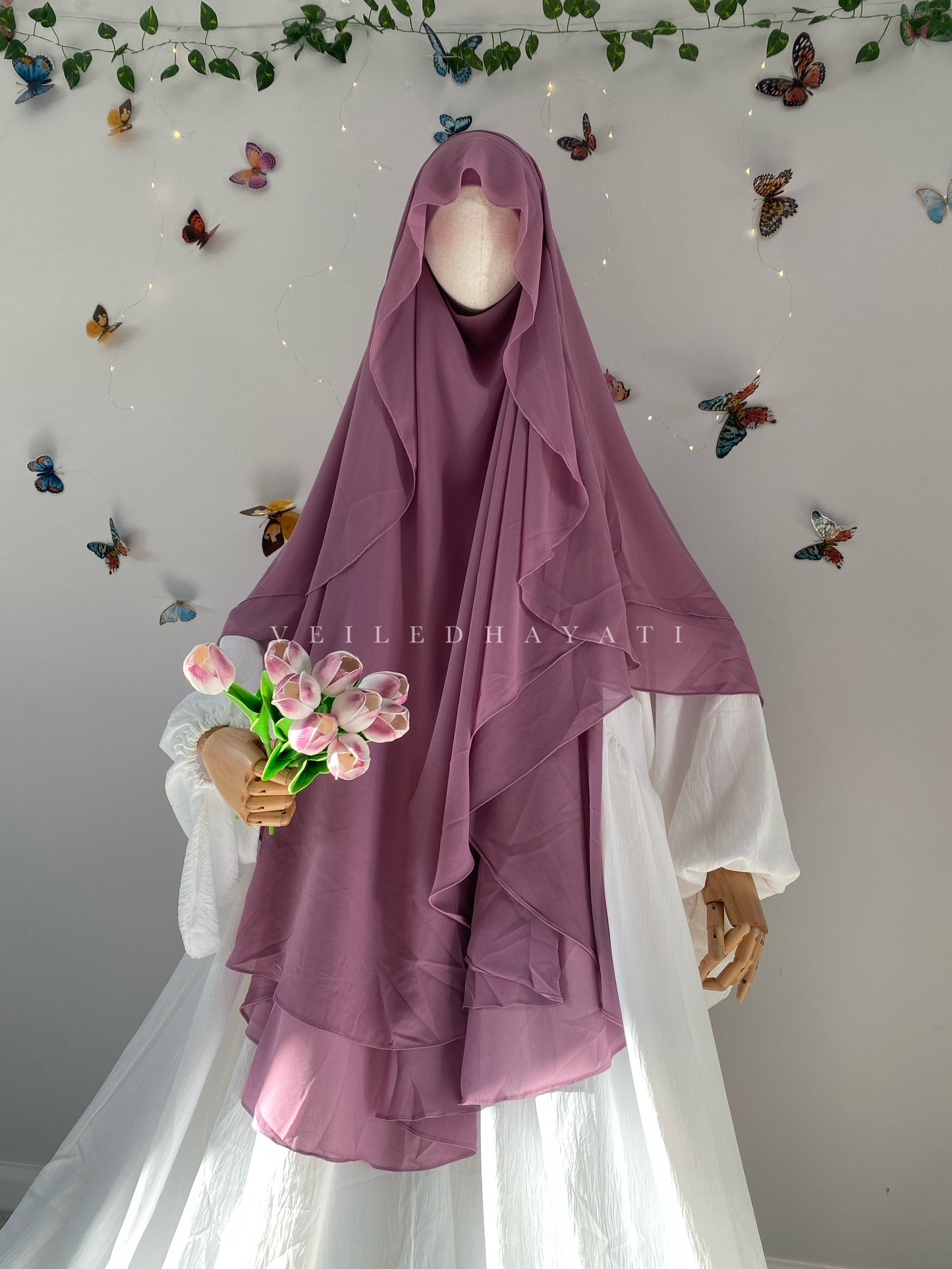 ♡ Plum | Fairy Khimar ♡