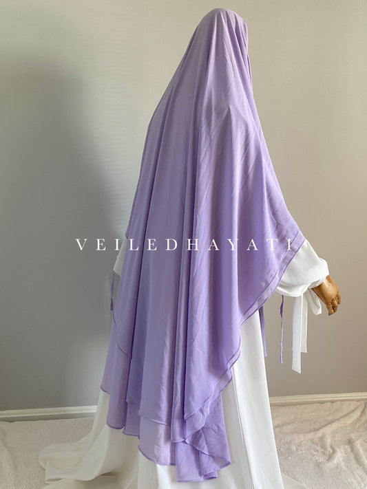 ♡ Lilac Dreams | Coquette Khimar ♡