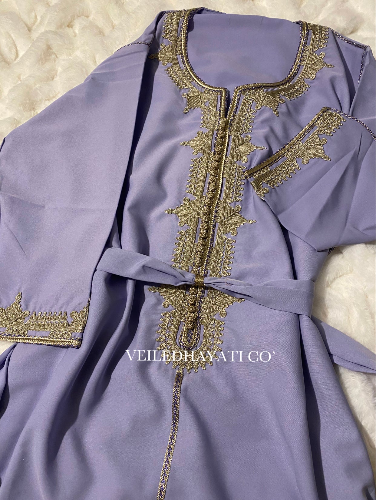 Lilac Kaftan *hand-stitched*