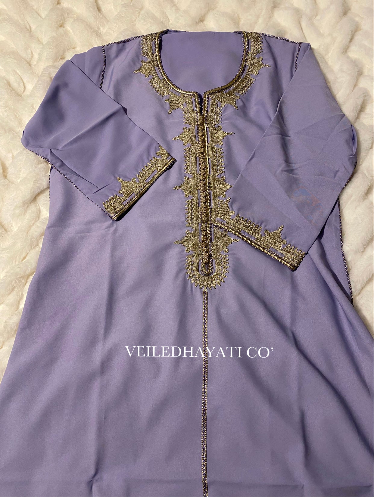 Lilac Kaftan *hand-stitched*
