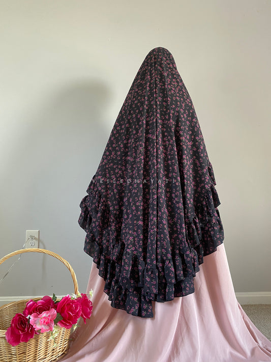 ♡ Noir à la Rose | Fairytale Khimar ♡