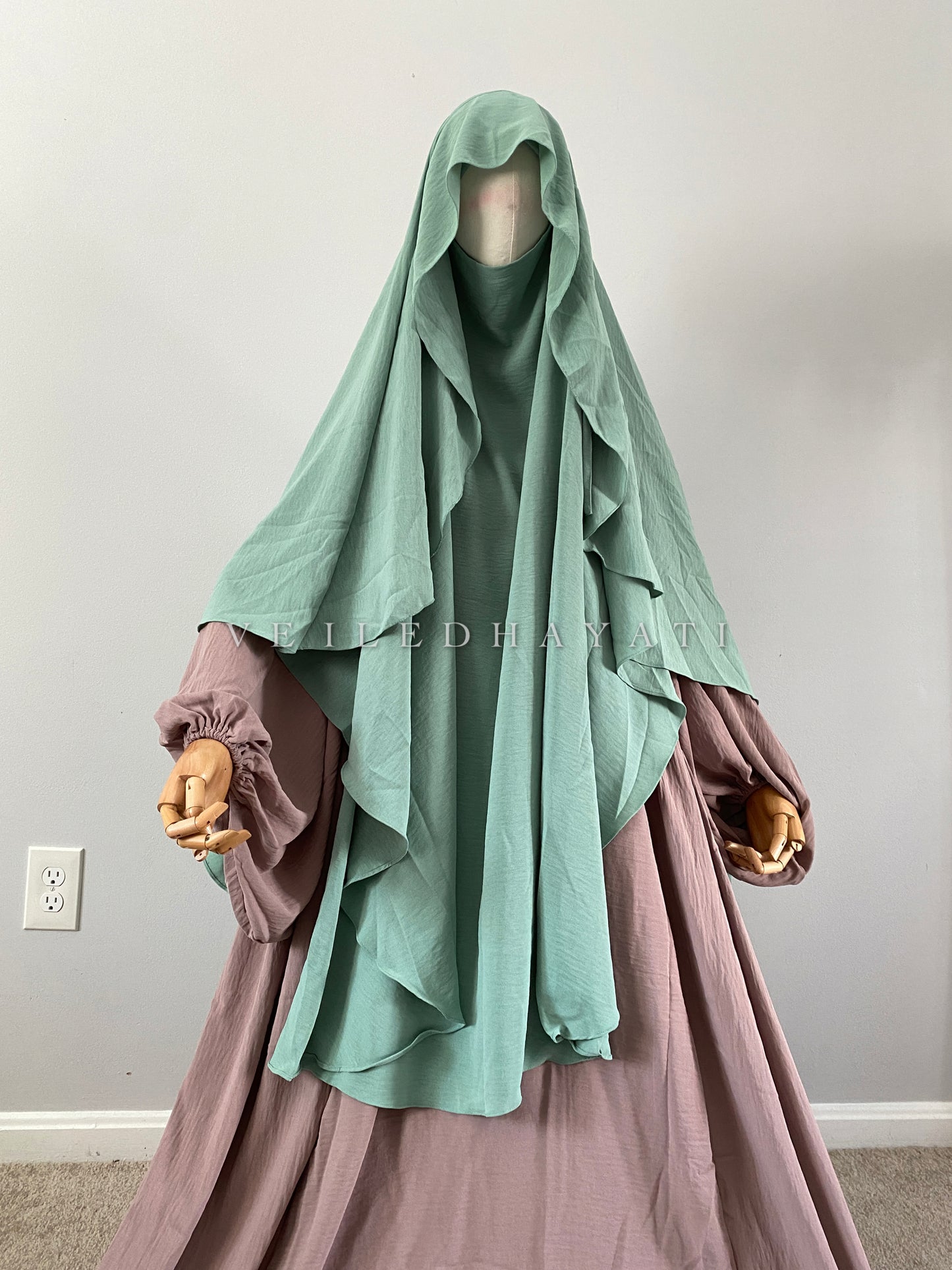 ♡ Mint Chocolate Chip | Butterfly Khimar ♡