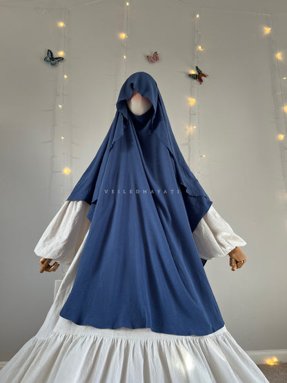♡ Vintage Denim | Butterfly Khimar ♡