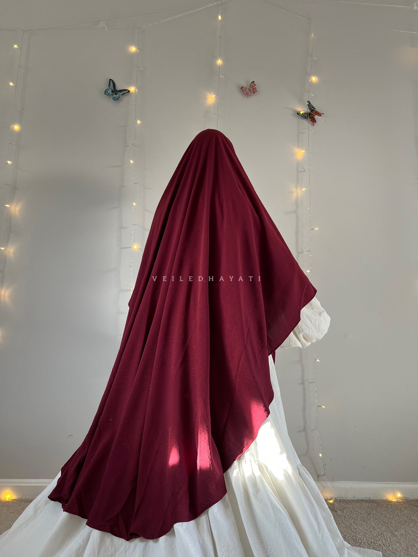 ♡ Cherry Jam | Butterfly Khimar ♡