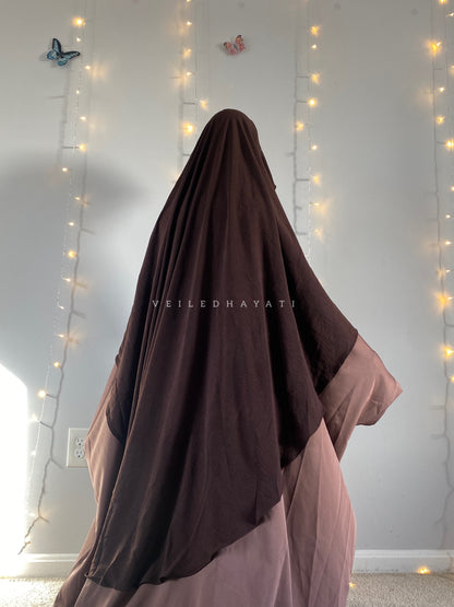 ♡ Tiramisu | Butterfly Khimar ♡