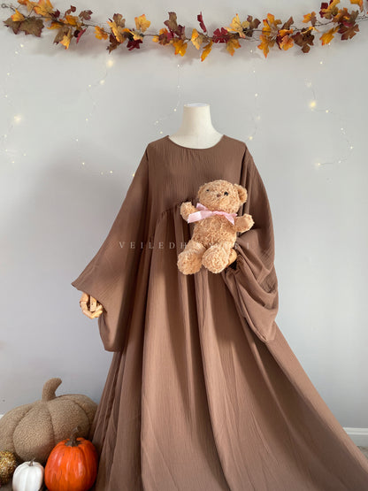 ♡ Toasted Teddy | Dahlia Abaya ♡