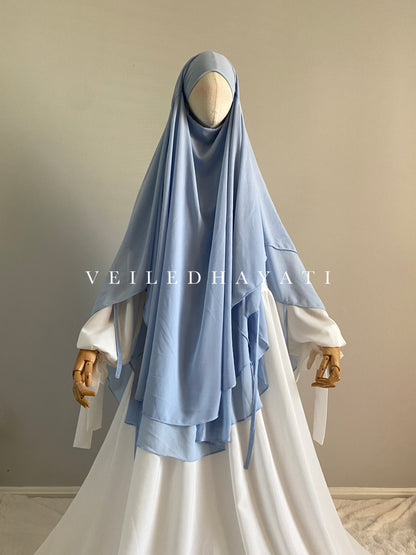 ♡ Glass Slipper | Coquette Khimar ♡