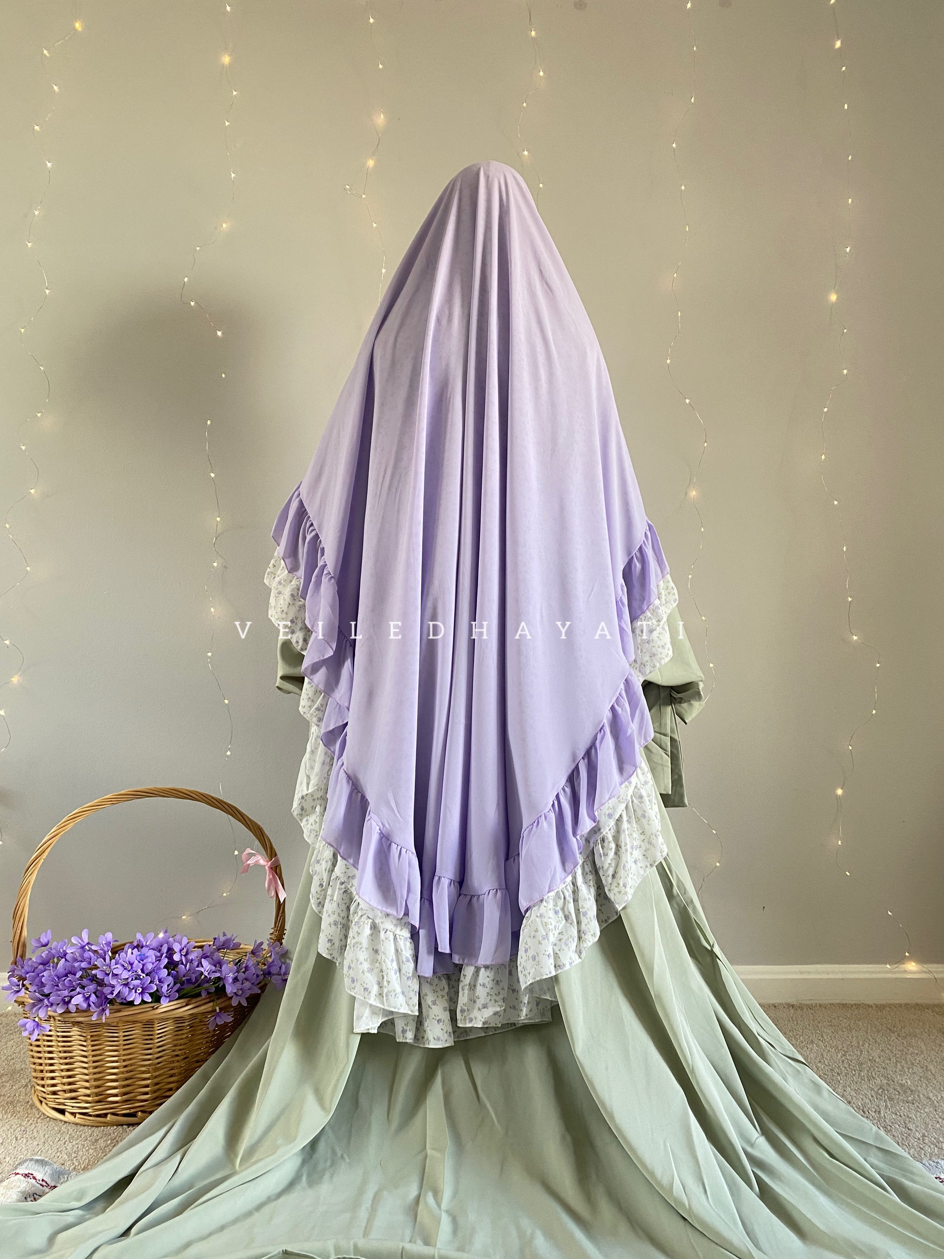 ♡ Lilac Dew | Gardens of Faith Khimar ♡
