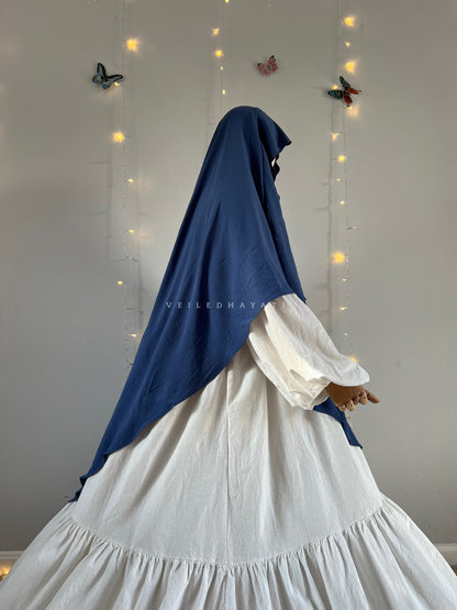 ♡ Vintage Denim | Butterfly Khimar ♡