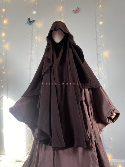 ♡ Tiramisu | Butterfly Khimar ♡