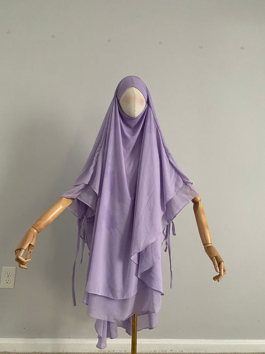 Lilac Coquette Khimar - Read Description