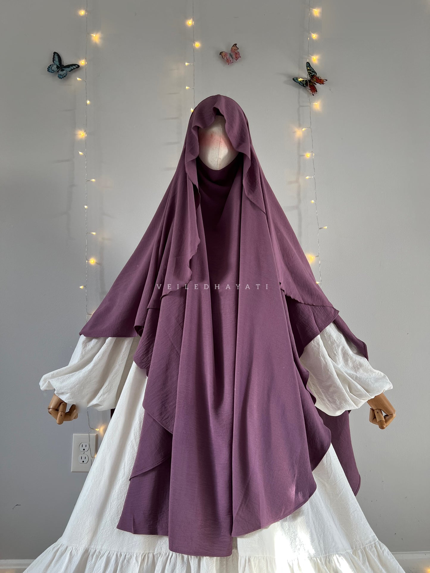 ♡ Sugar Plum | Butterfly Khimar ♡