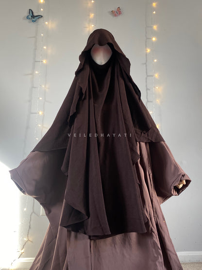 ♡ Tiramisu | Butterfly Khimar ♡