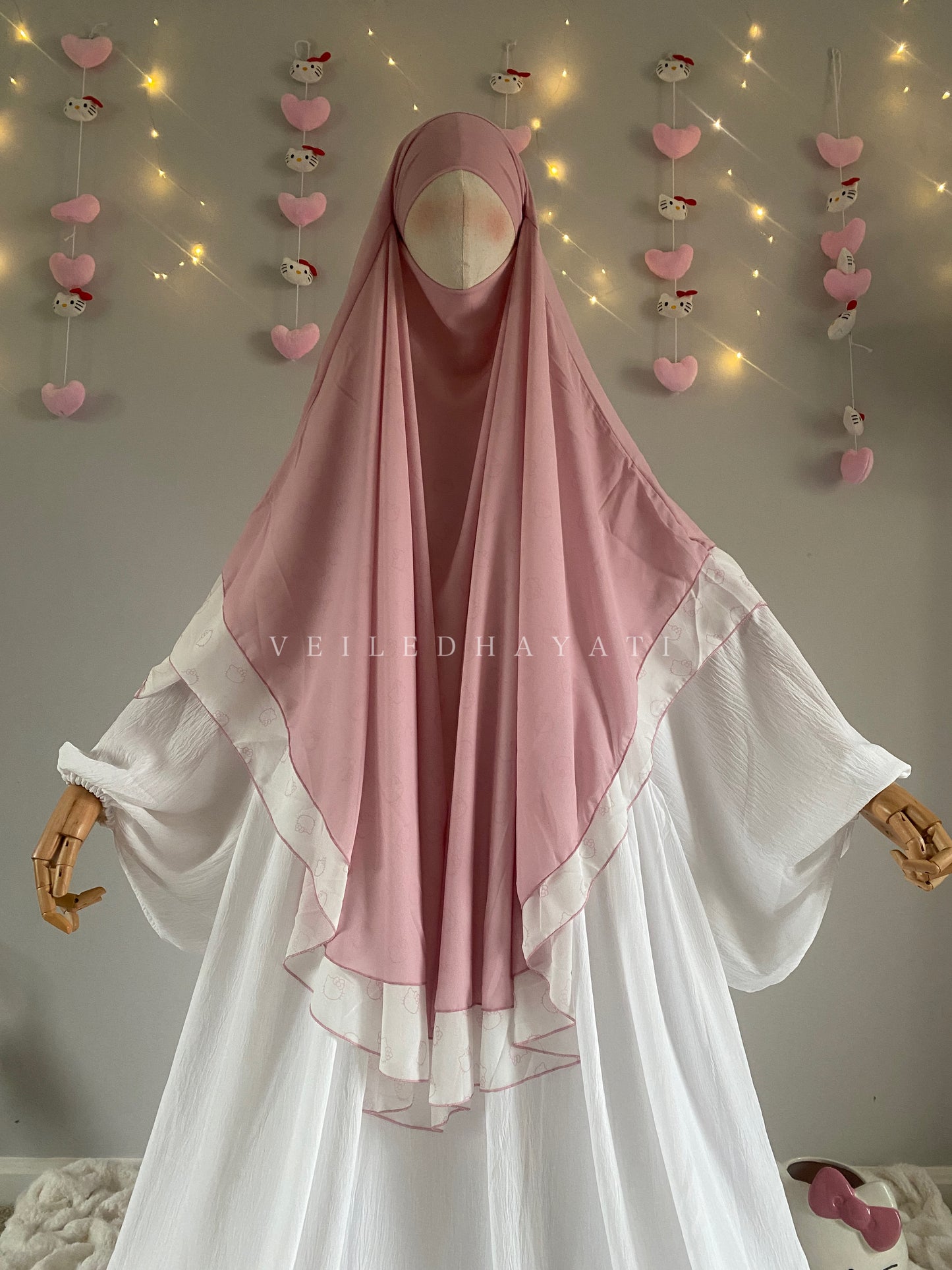 ♡ Pink Purrfection | Salam Kitty Khimar ♡