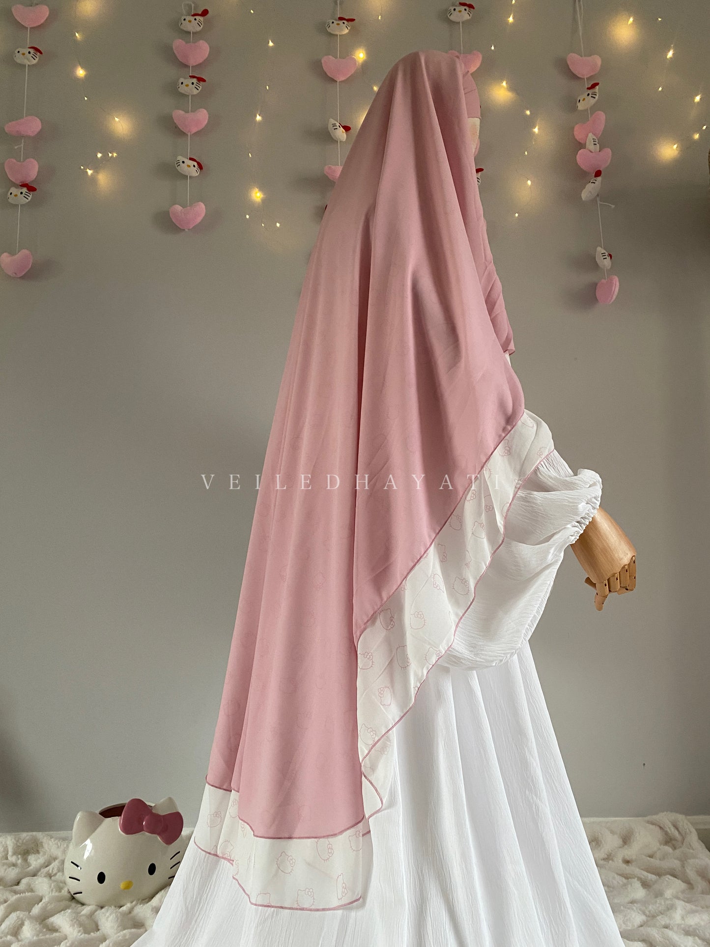 ♡ Pink Purrfection | Salam Kitty Khimar ♡