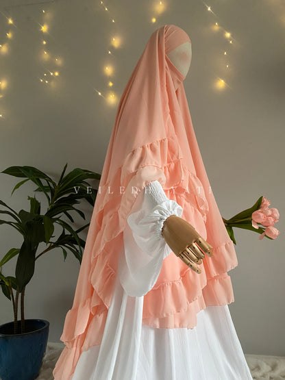 ♡ Peaches & Cream | Princessa Khimar ♡