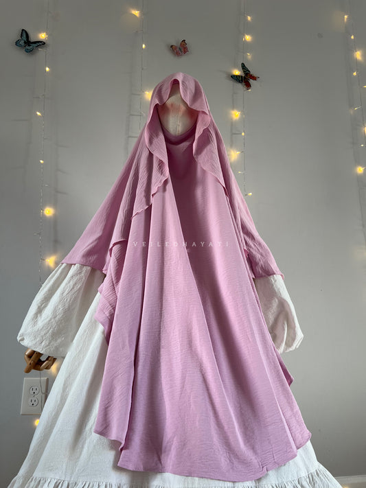 ♡ Lychee | Butterfly Khimar ♡