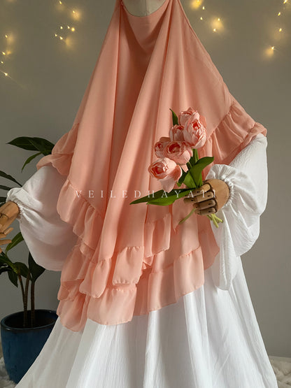 ♡ Peaches & Cream | Princessa Khimar ♡