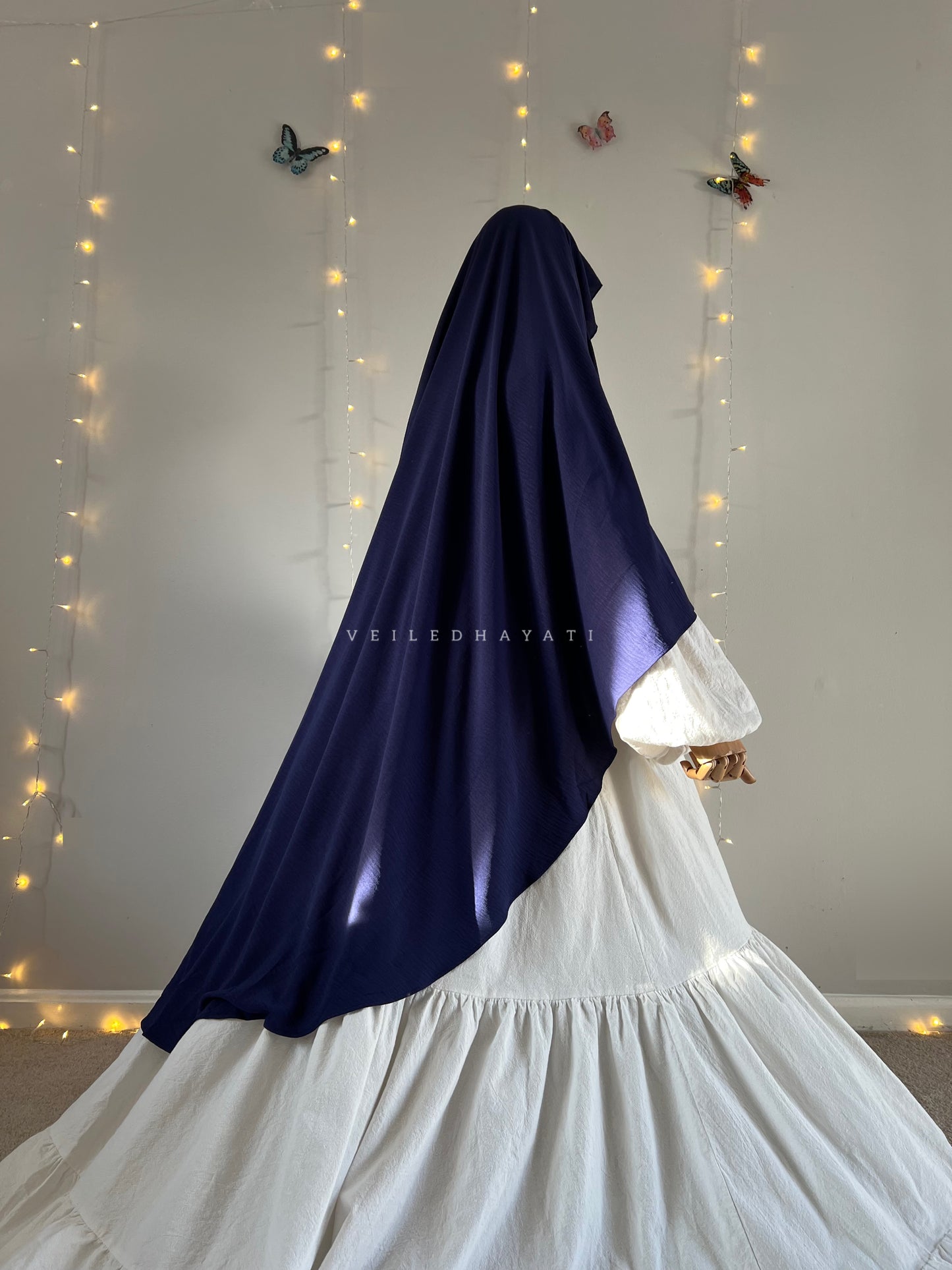 ♡ Blueberry Jam | Butterfly Khimar ♡