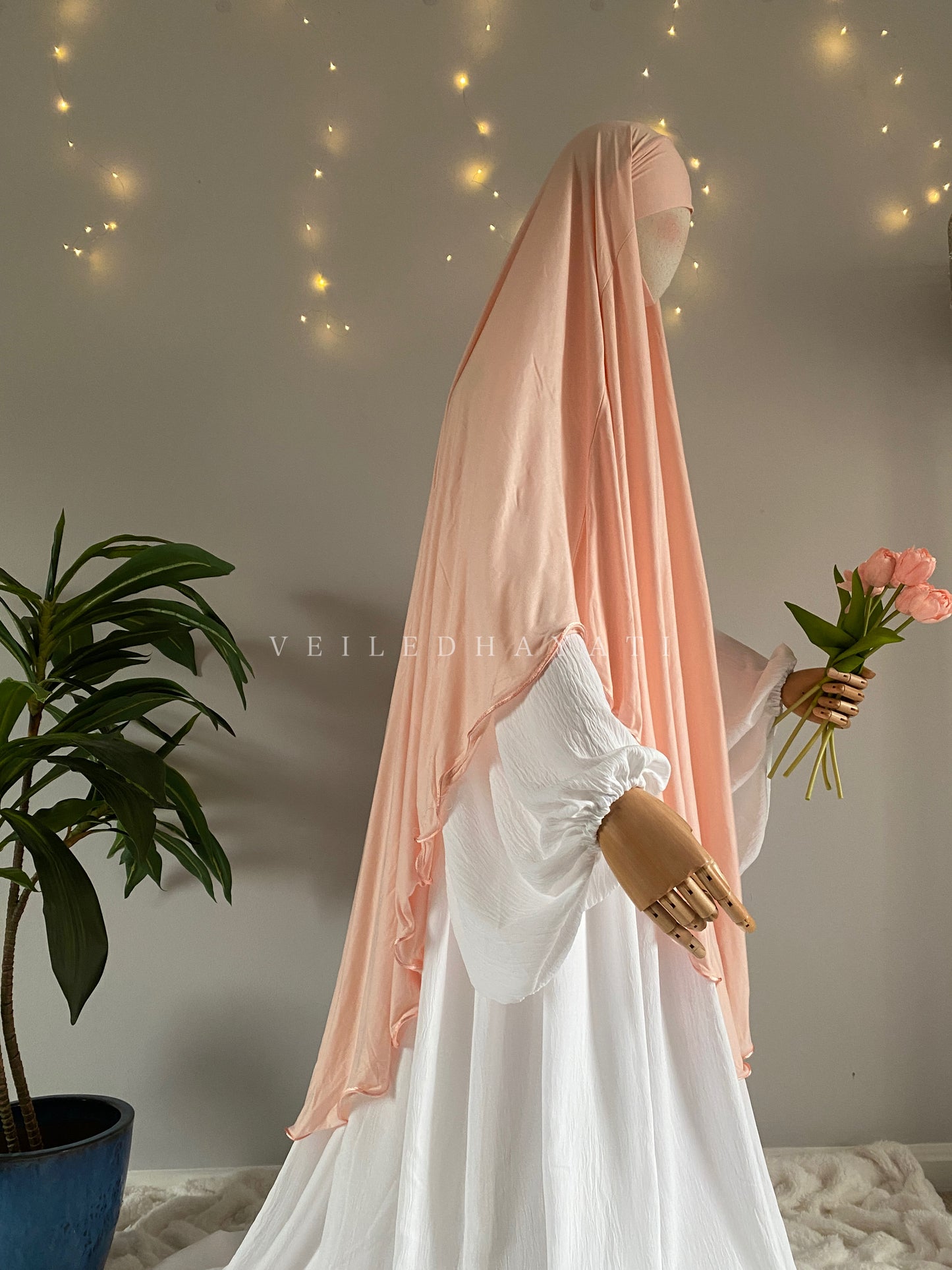 ♡ Peaches & Cream | Bambi Khimar ♡