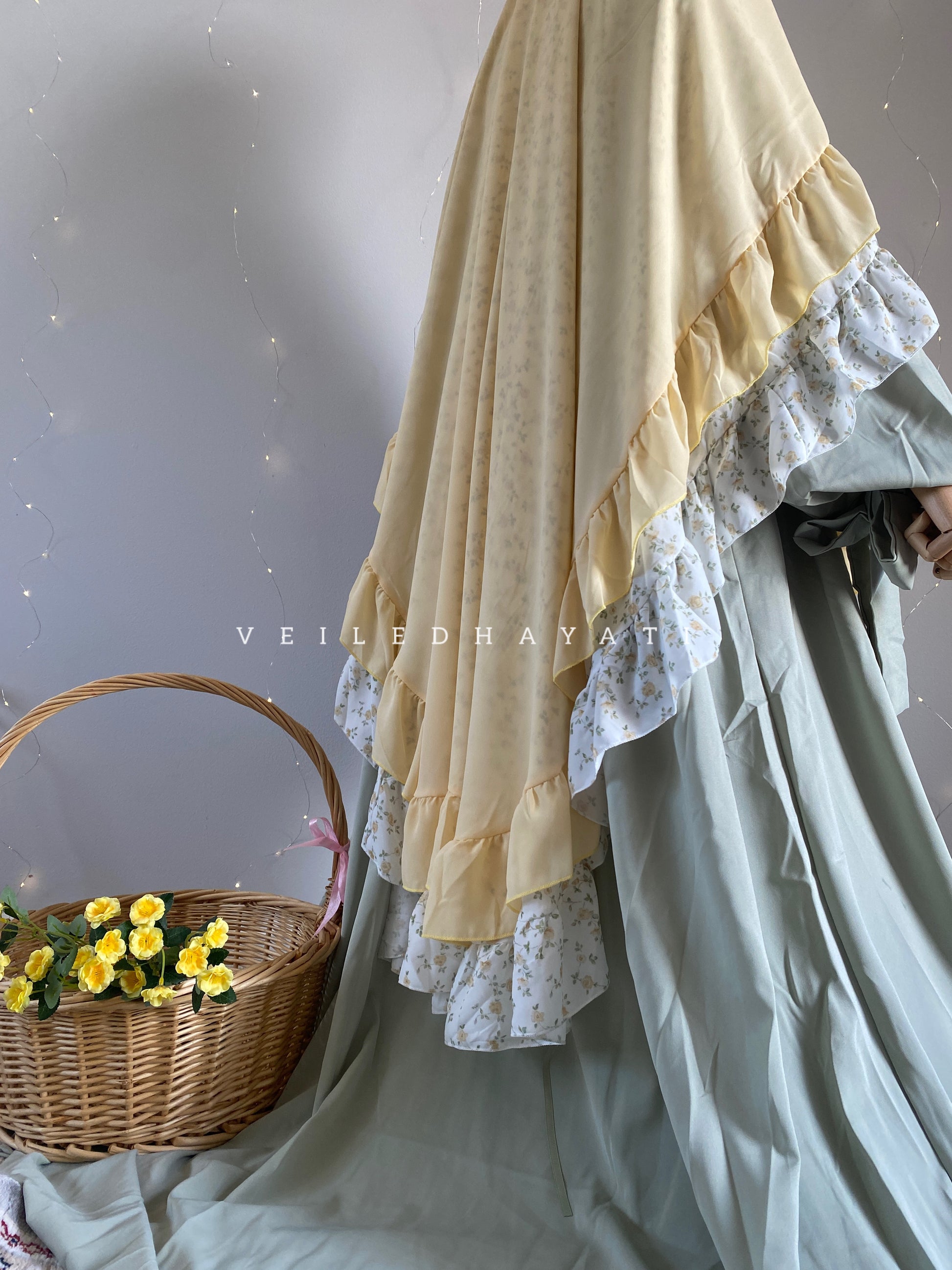 ♡ Daisy Fields | Gardens of Faith Khimar ♡