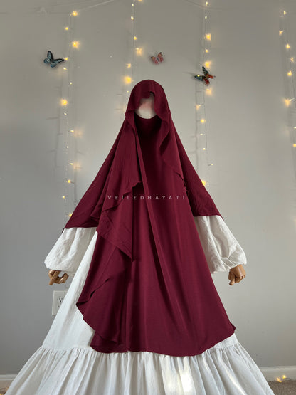 ♡ Cherry Jam | Butterfly Khimar ♡