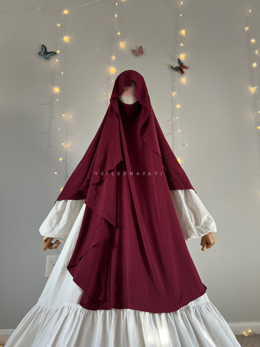 ♡ Cherry Jam | Butterfly Khimar ♡