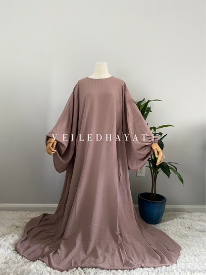 ♡ Soft Taupe | Asiyah Abaya ♡