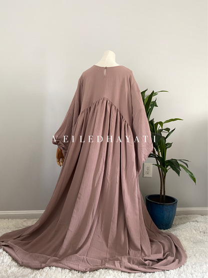 ♡ Soft Taupe | Asiyah Abaya ♡