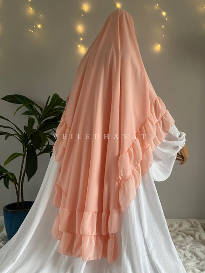 ♡ Peaches & Cream | Princessa Khimar ♡