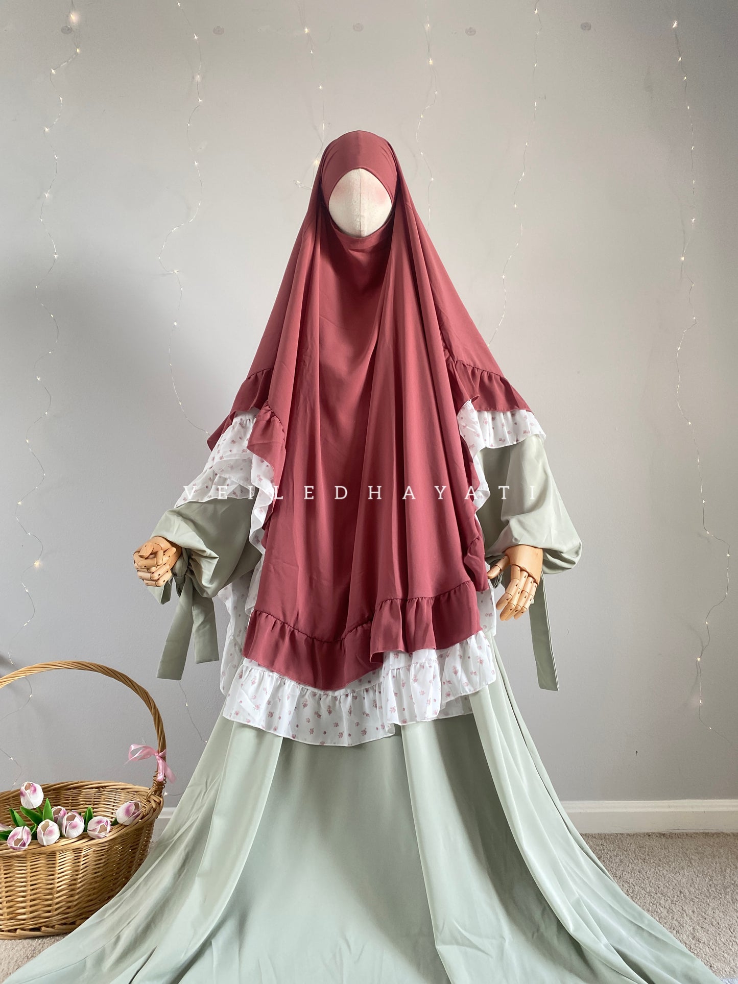 ♡ Peony Dreams | Gardens of Faith Khimar ♡