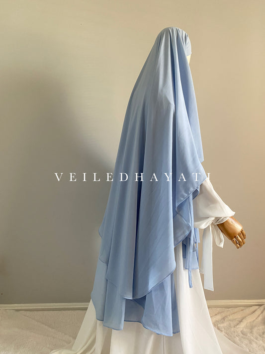 ♡ Glass Slipper | Coquette Khimar ♡