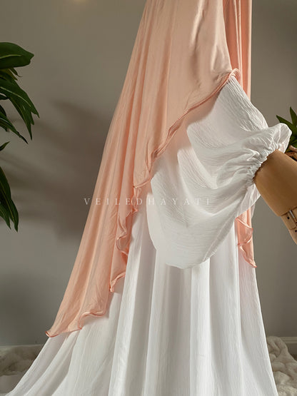 ♡ Peaches & Cream | Bambi Khimar ♡